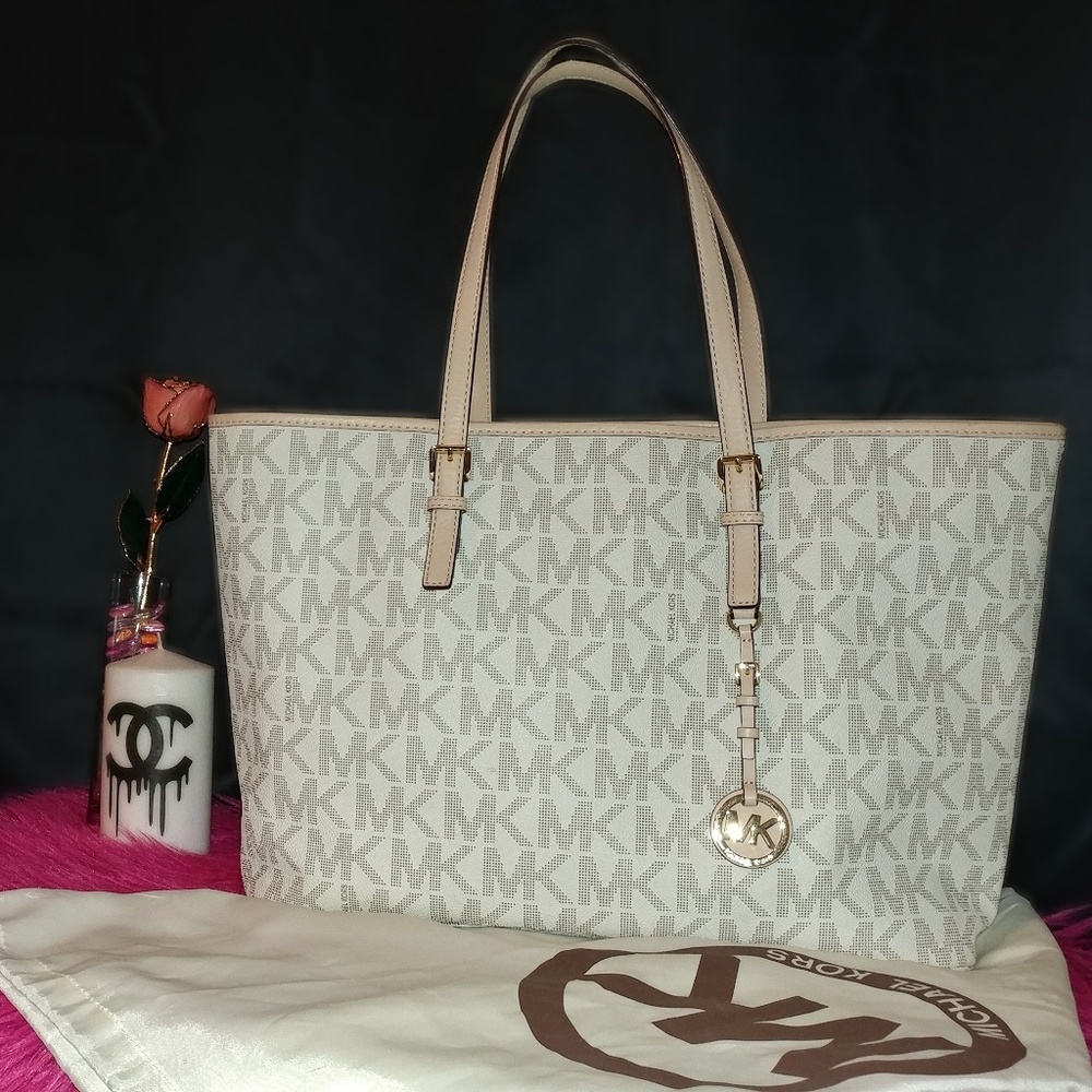 Michael Kors Vanilla Travel Tote